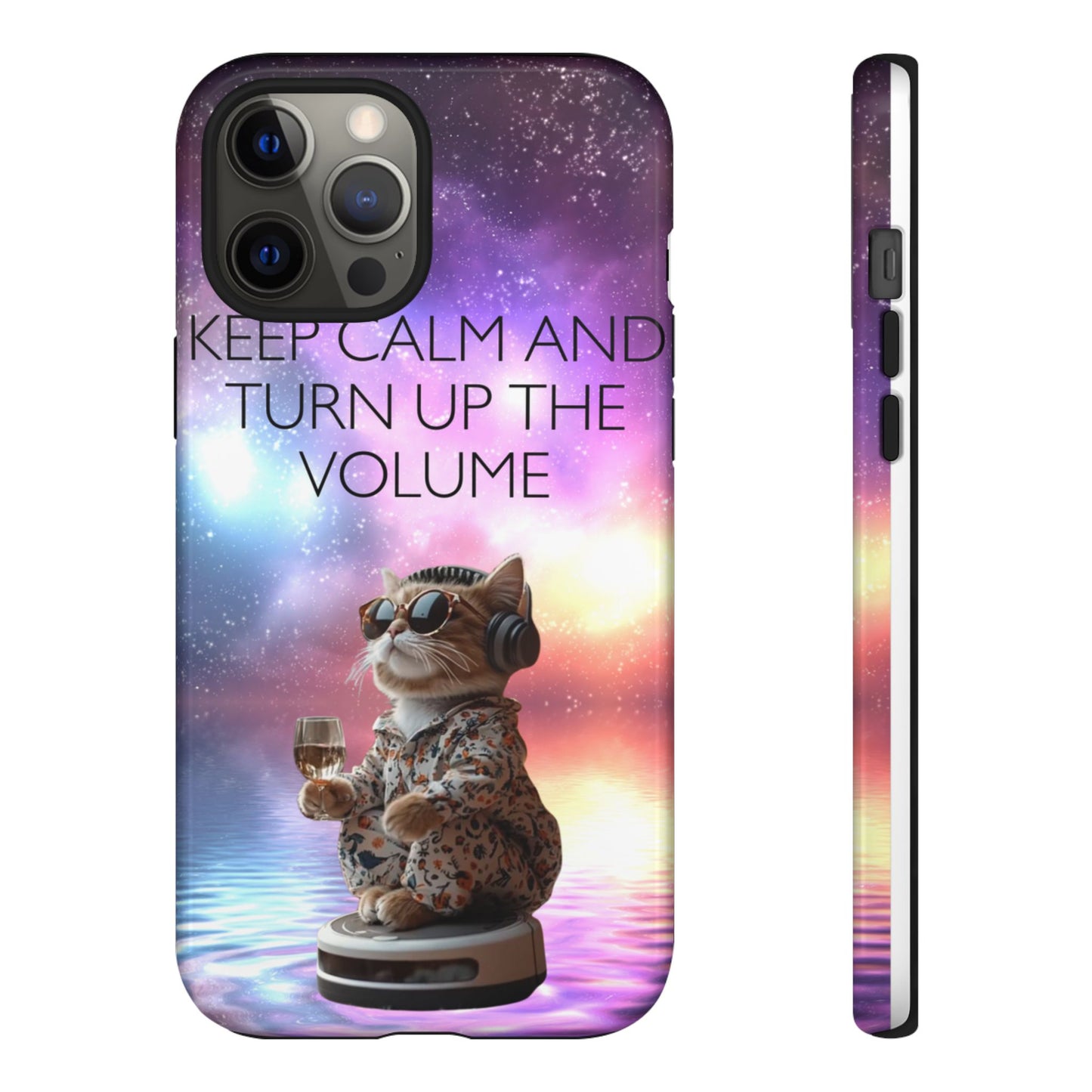 "Keep calm and turn up the Volume" Mobile Phone Case (mix)