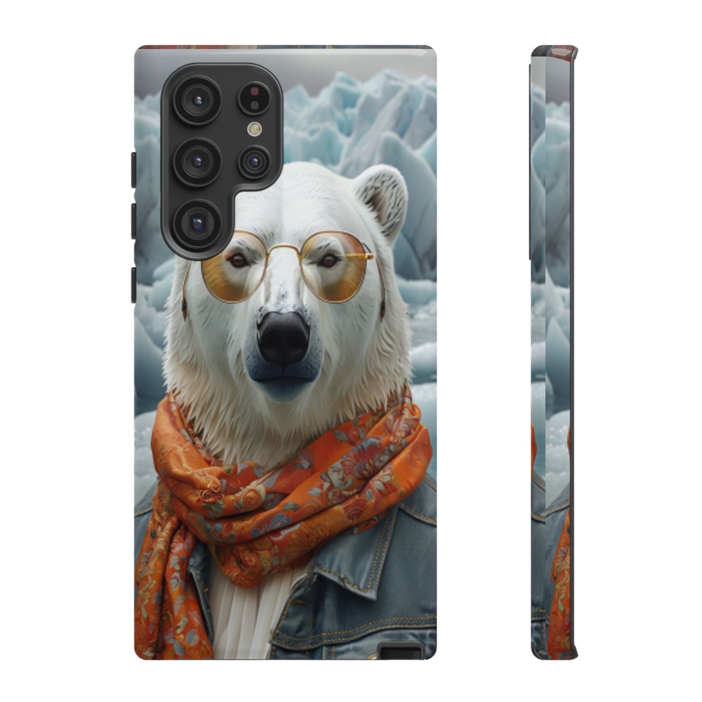 "Urban Zen Polar Bear" Mobile Phone Case