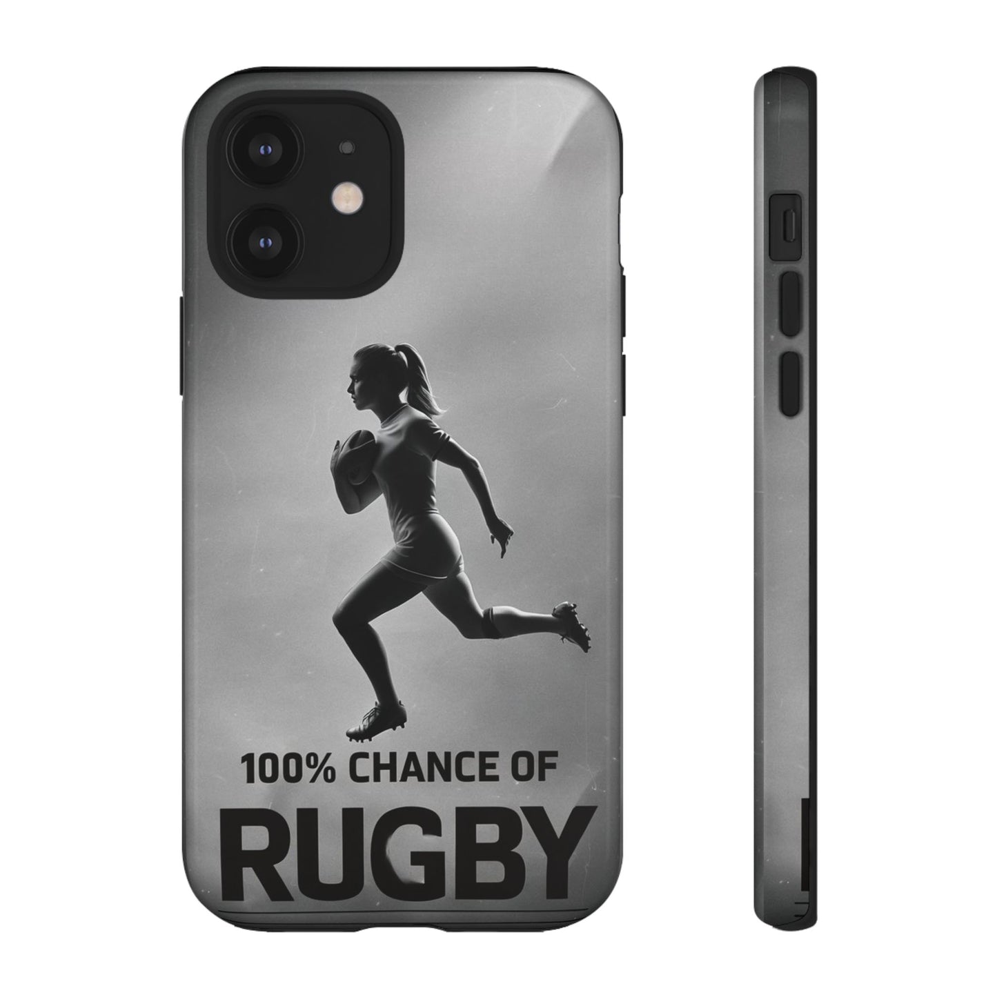"Rain, Shine, Rugby" Mobile Phone Case