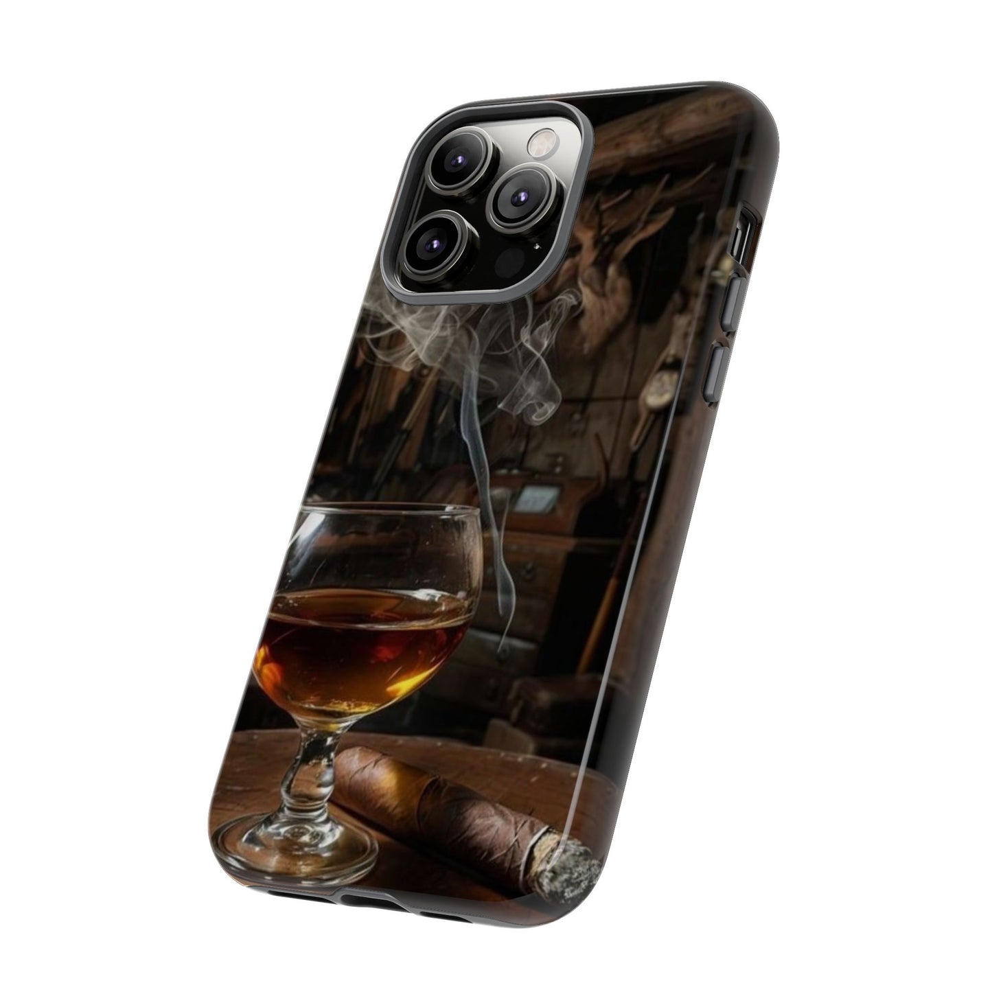 "Hot Whiskey and Cigar" Mobile Phone Case