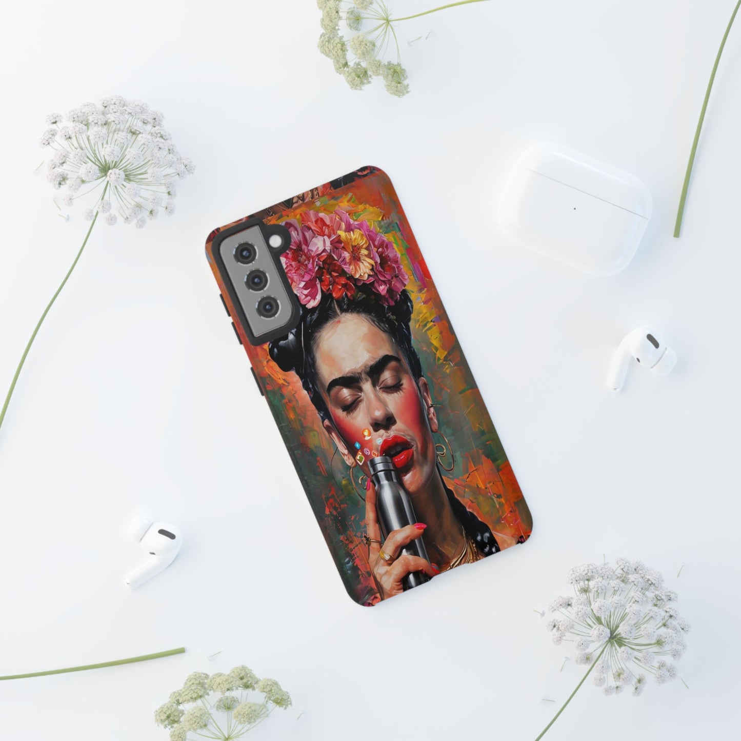 "Frida with a Flask" Mobile Phone Case