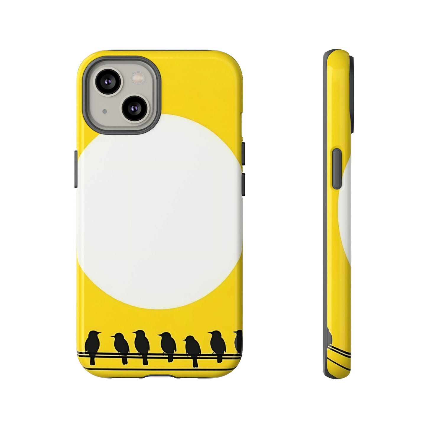 "The Feathered Assembly - Yellow" Mobile Phone Case
