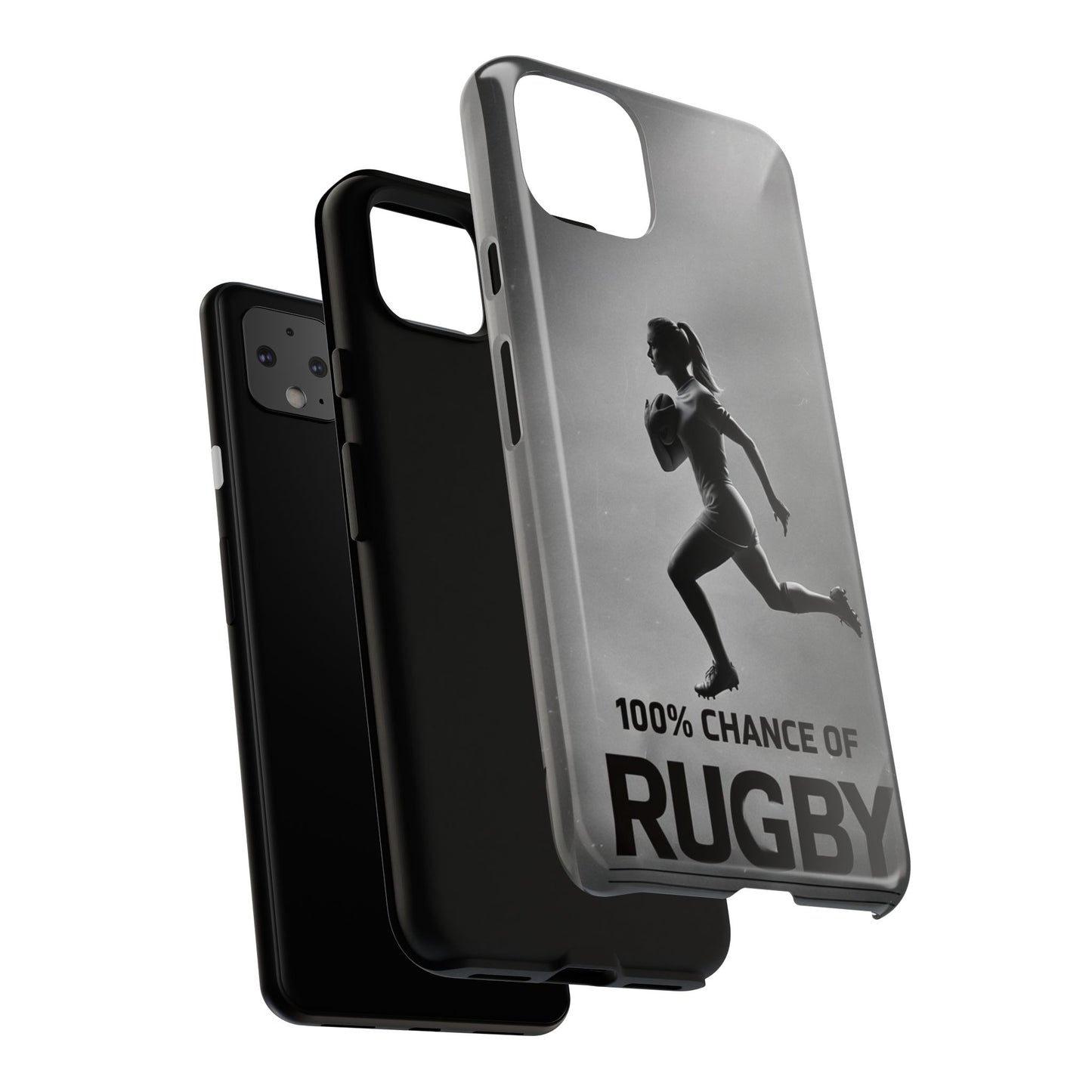 "Rain, Shine, Rugby" Mobile Phone Case