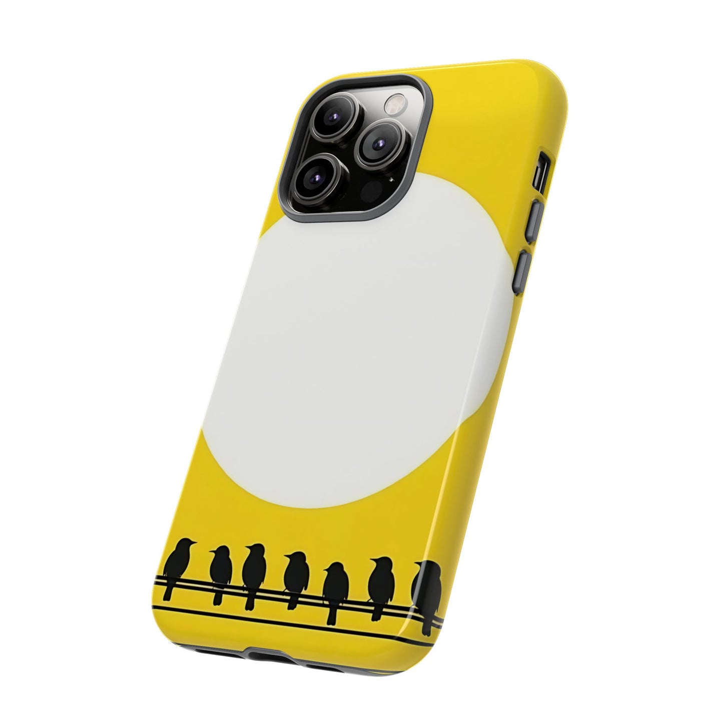 "The Feathered Assembly - Yellow" Mobile Phone Case