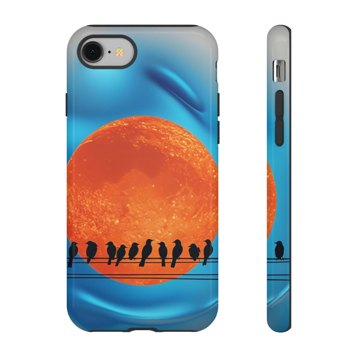 "The Feathered Assembly" Mobile Phone Case (orange)