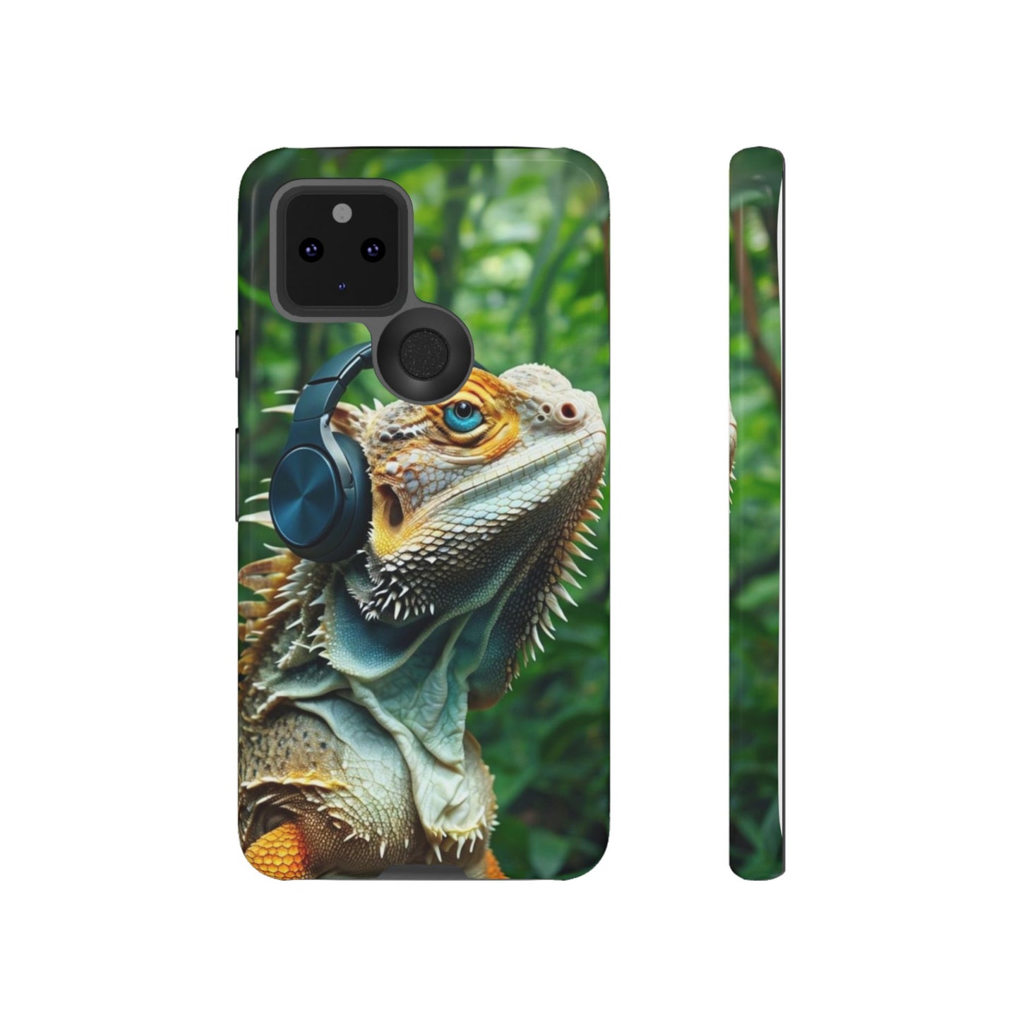 "Bearded Dragon - Jungle Beats" Mobile Phone Case