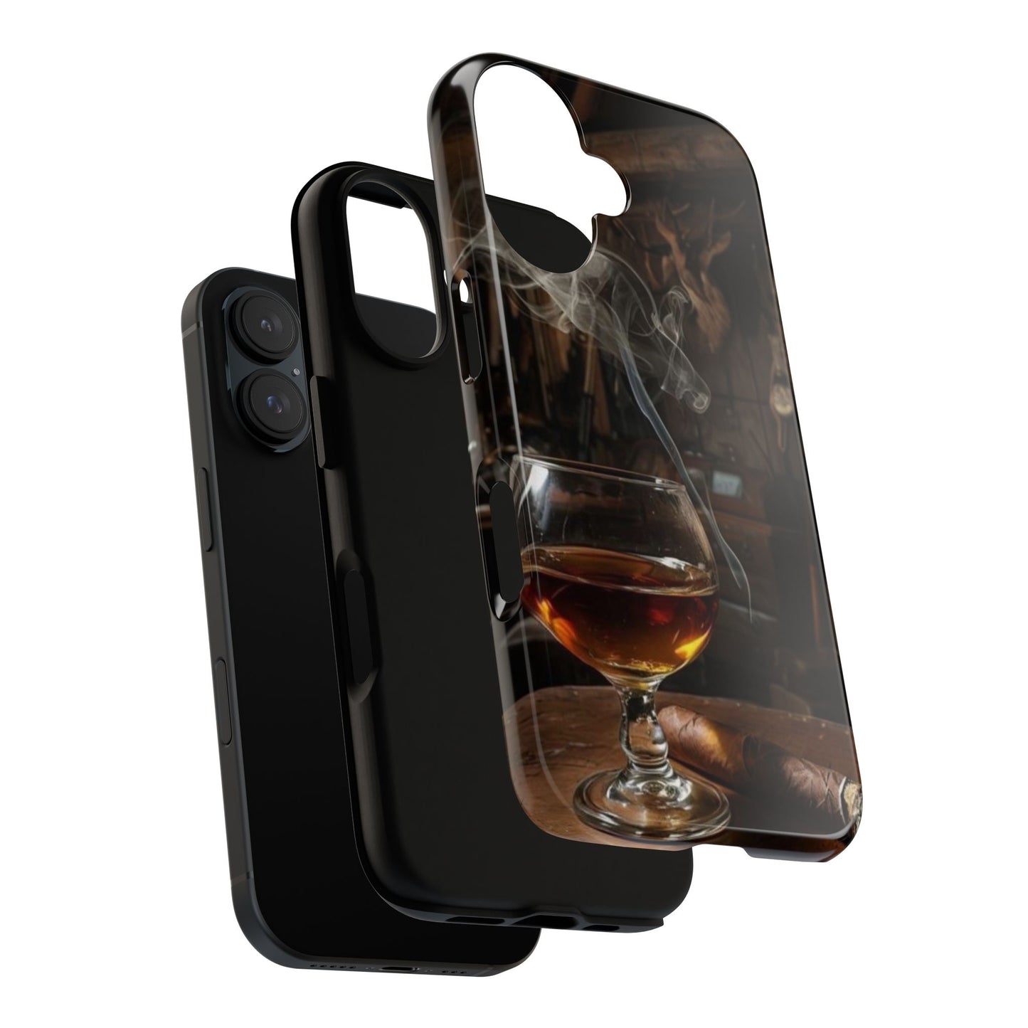 "Hot Whiskey and Cigar" Mobile Phone Case