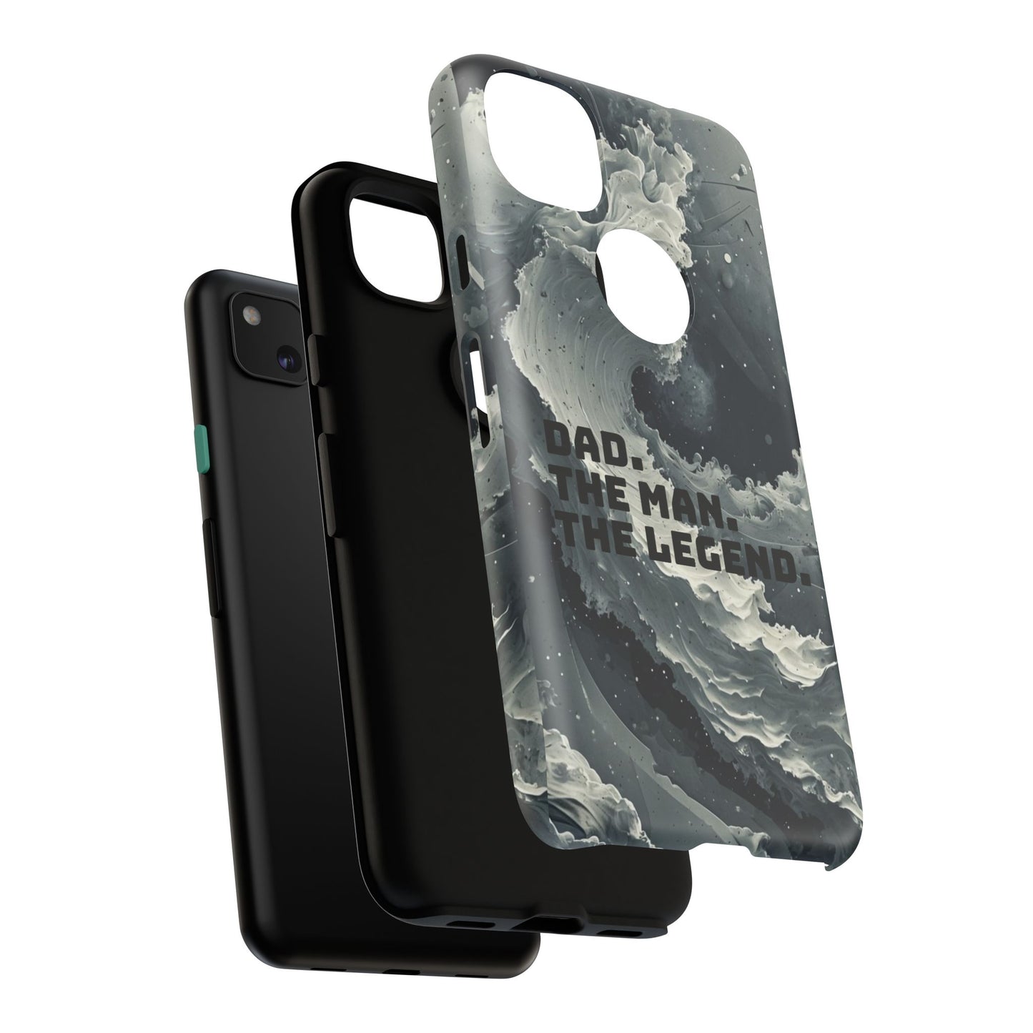 "Dad. The Man. The Legend" Mobile Phone Case (grey)