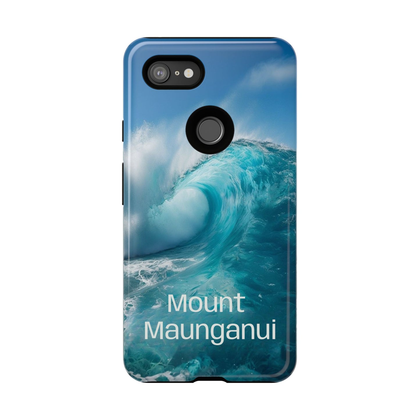 "Mount Maunganui" Mobile Phone Case (green)
