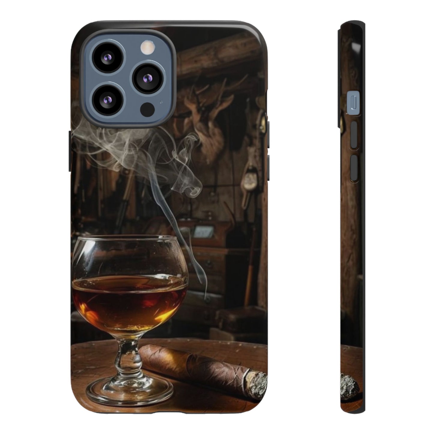 "Hot Whiskey and Cigar" Mobile Phone Case