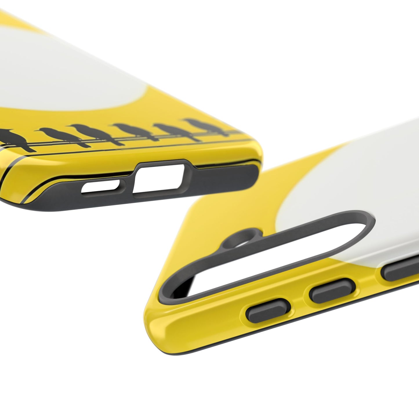 "The Feathered Assembly - Yellow" Mobile Phone Case