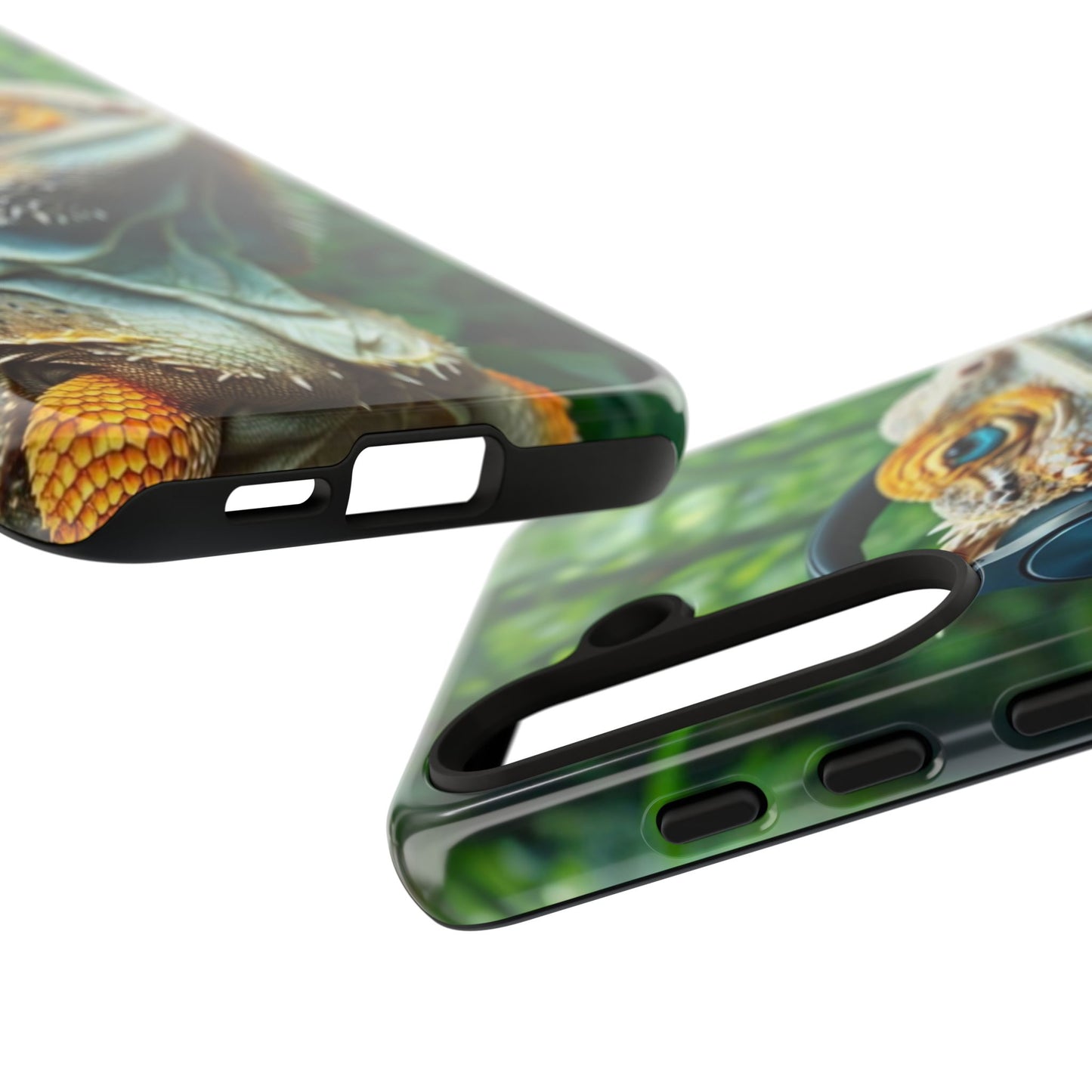 "Bearded Dragon - Jungle Beats" Mobile Phone Case