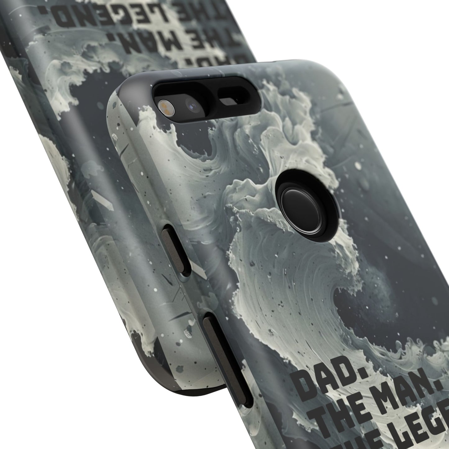 "Dad. The Man. The Legend" Mobile Phone Case (grey)