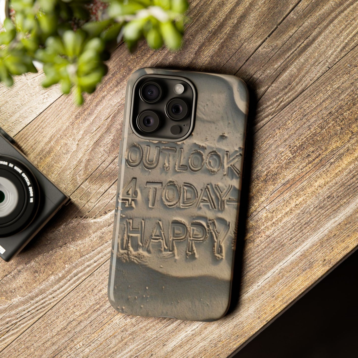 "Life is Short.  Be Happy" Mobile Phone Case