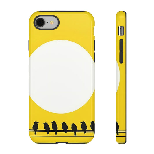 "The Feathered Assembly - Yellow" Mobile Phone Case