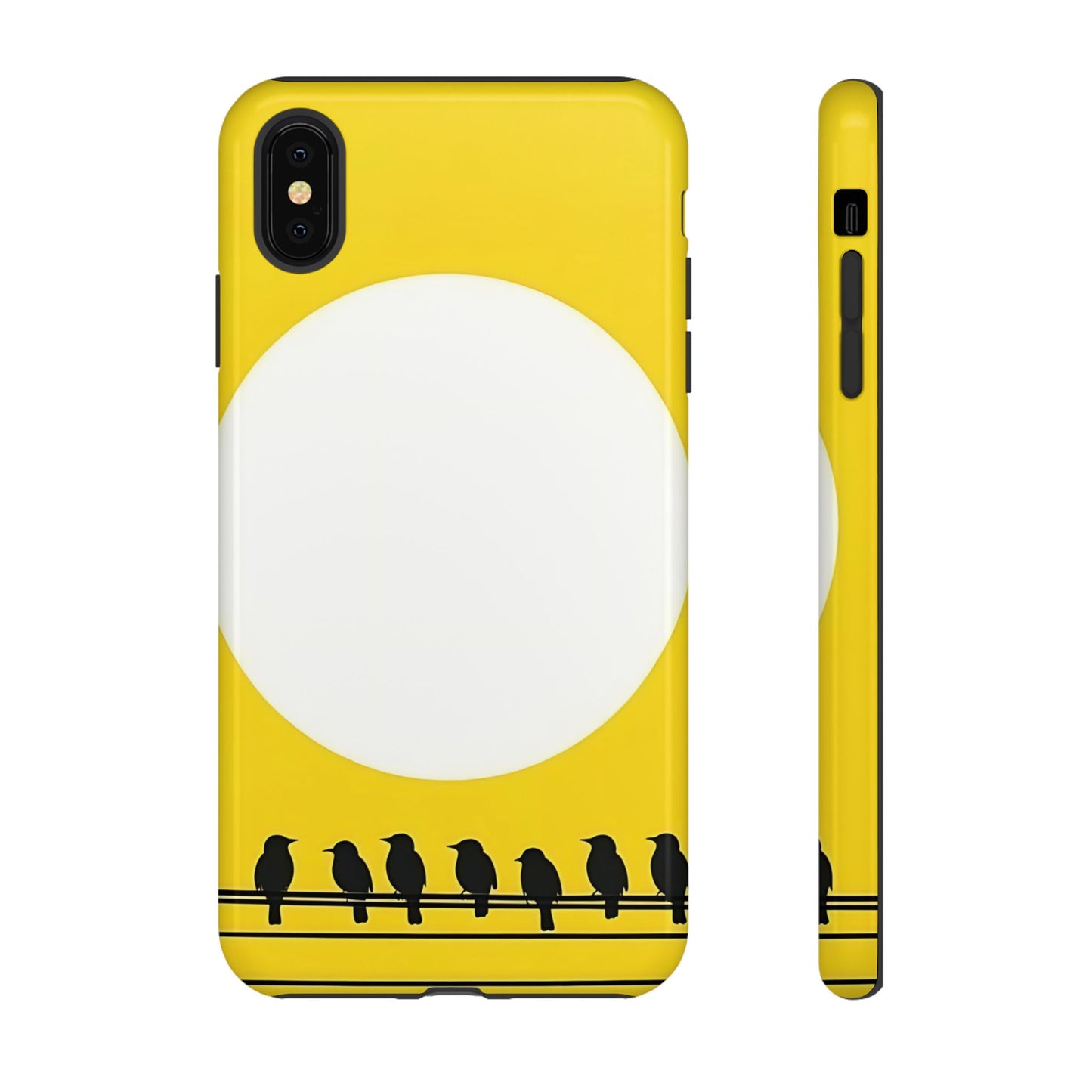 "The Feathered Assembly - Yellow" Mobile Phone Case