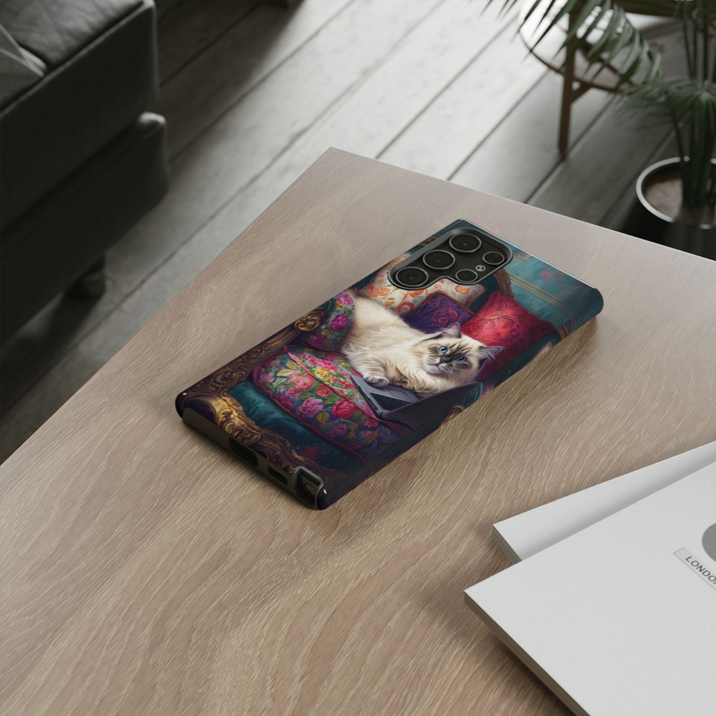 "Purr-sian Productivity" Mobile Phone Case