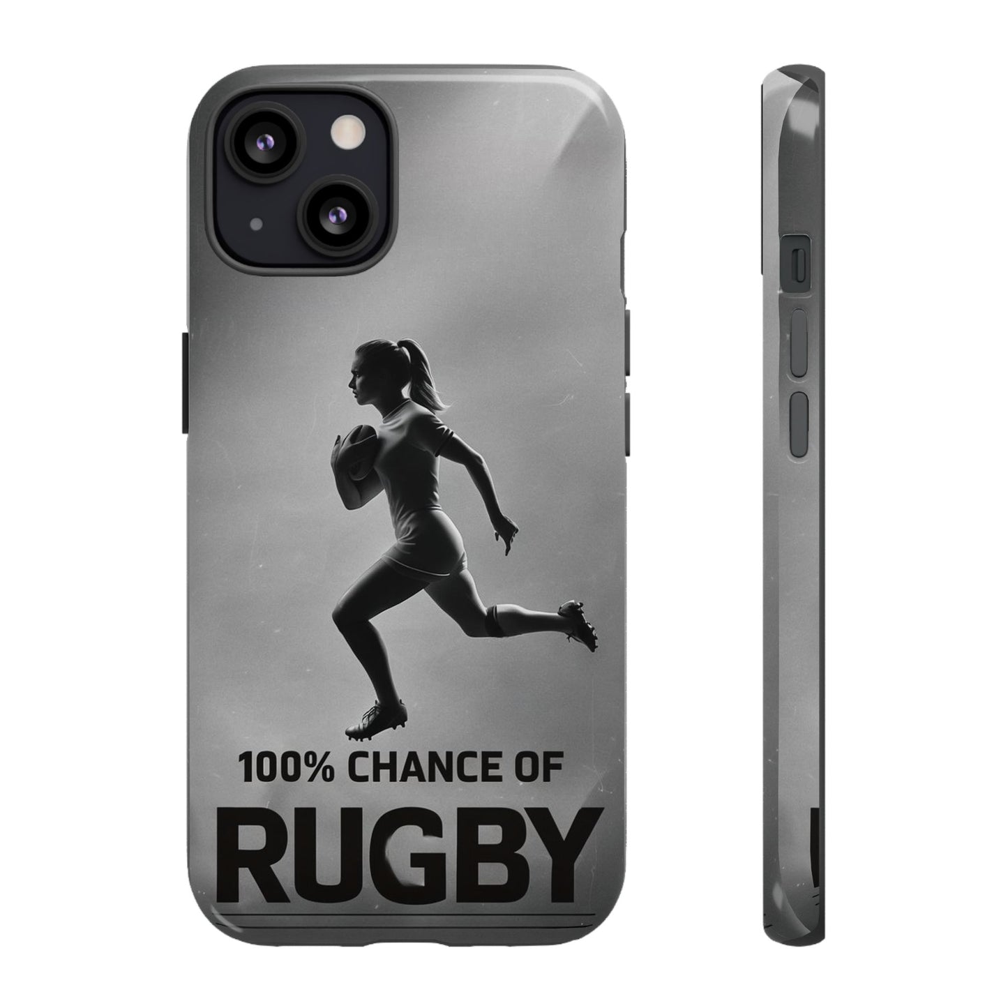 "Rain, Shine, Rugby" Mobile Phone Case