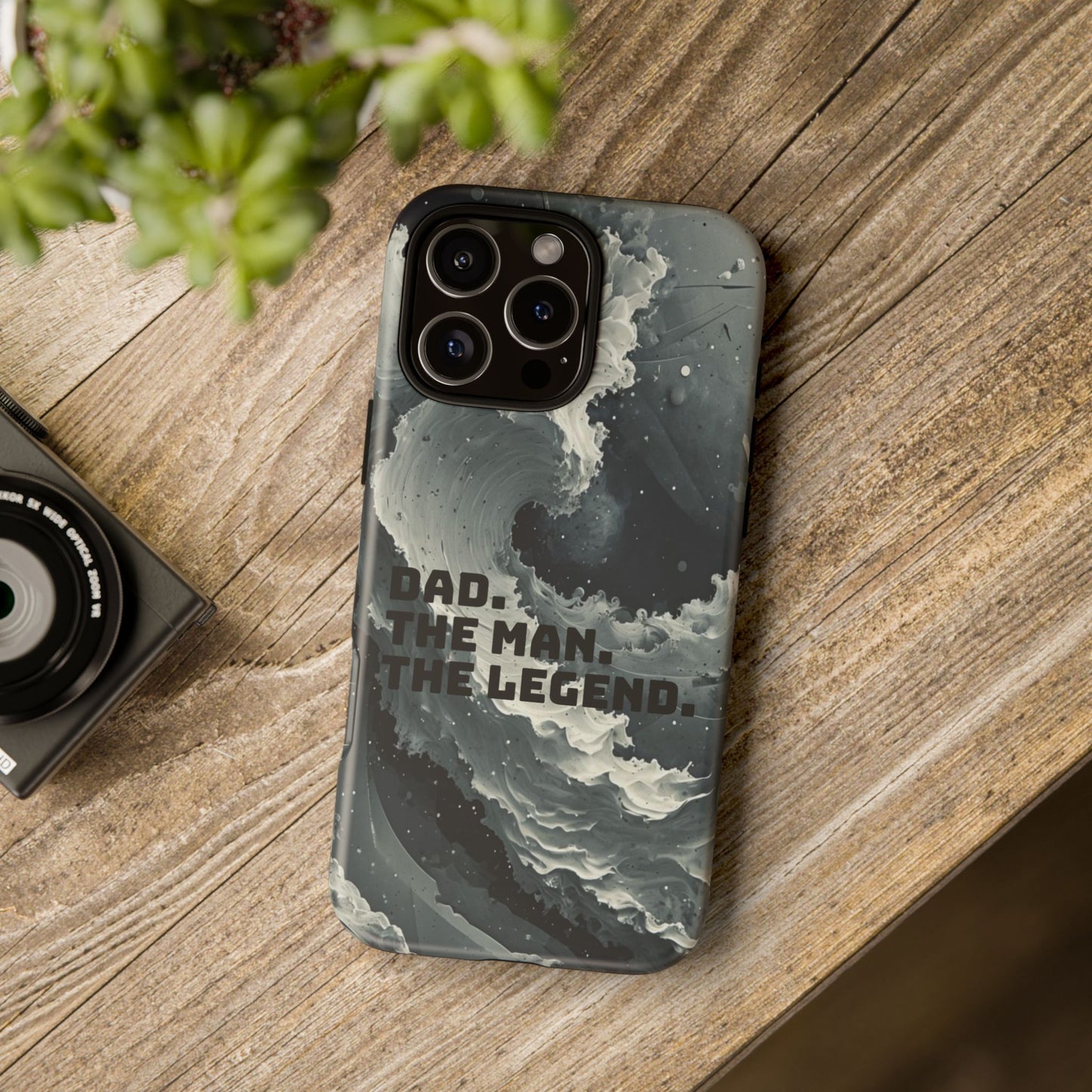 "Dad. The Man. The Legend" Mobile Phone Case (grey)