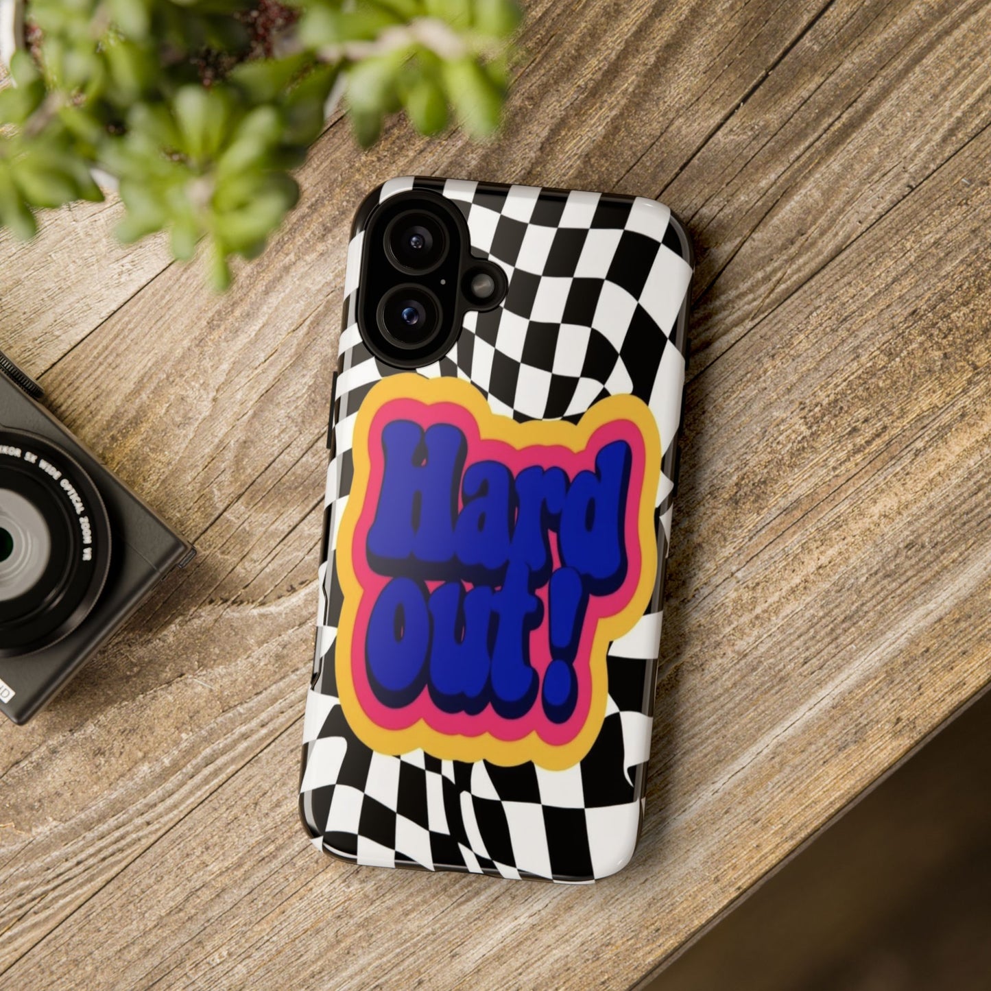 "Hard Out" Mobile Phone Case (blue)