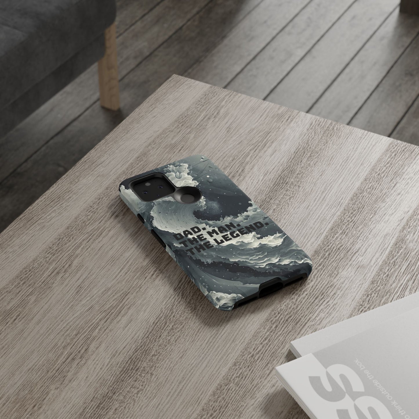 "Dad. The Man. The Legend" Mobile Phone Case (grey)