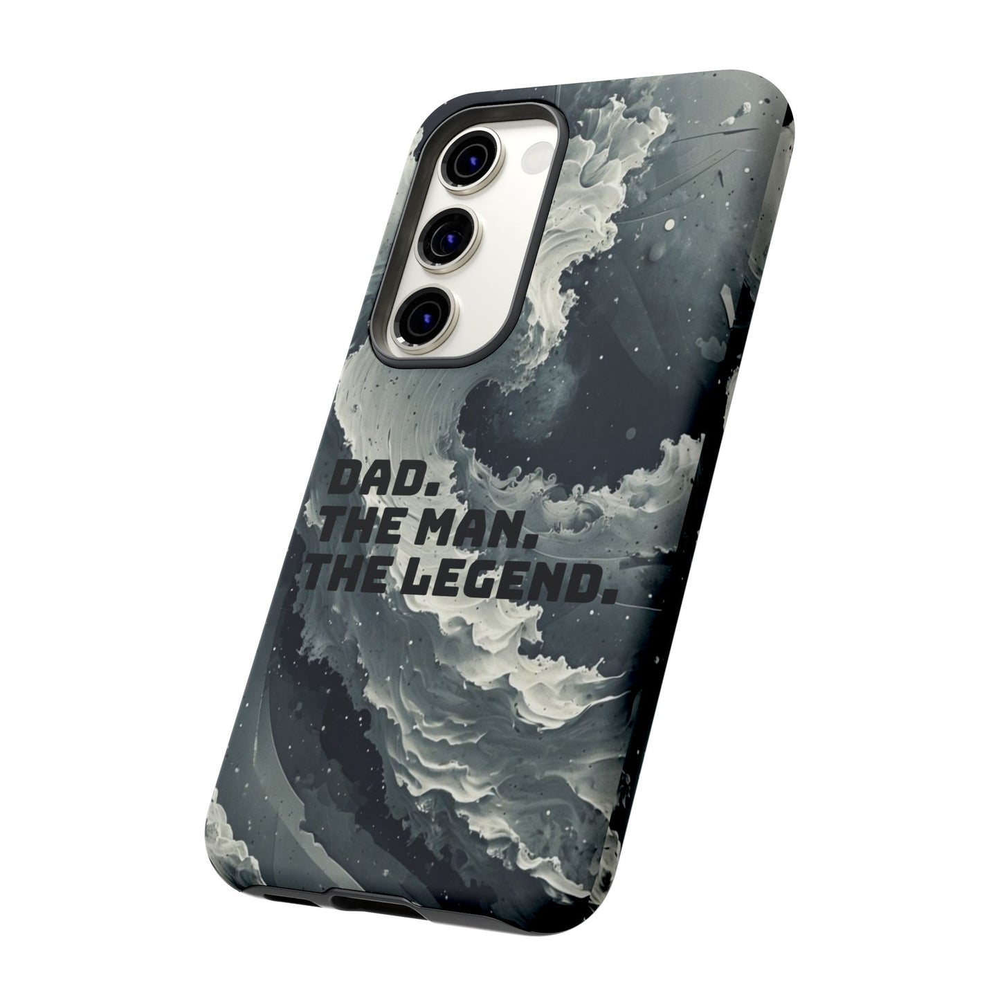 "Dad. The Man. The Legend" Mobile Phone Case (grey)