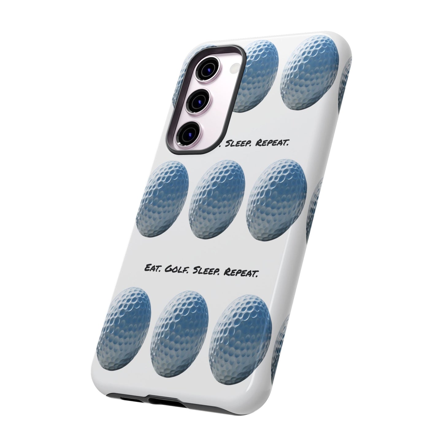 "Eat. Golf. Sleep. Repeat." Mobile Phone Case