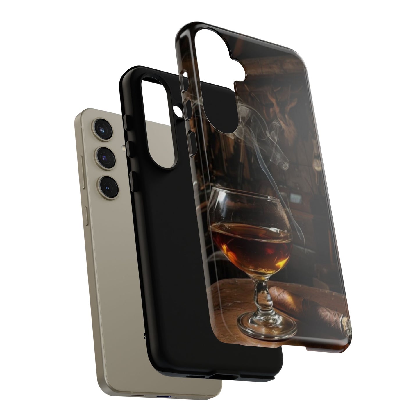 "Hot Whiskey and Cigar" Mobile Phone Case