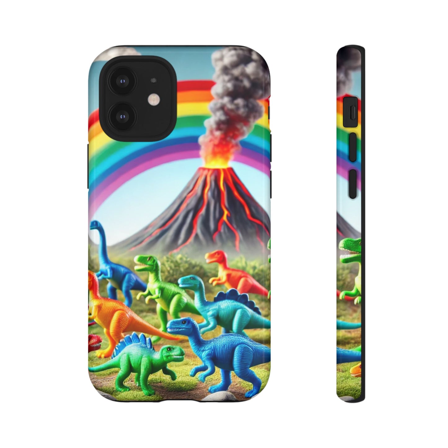 "Rainbow Dinosaurs" Mobile Phone Case