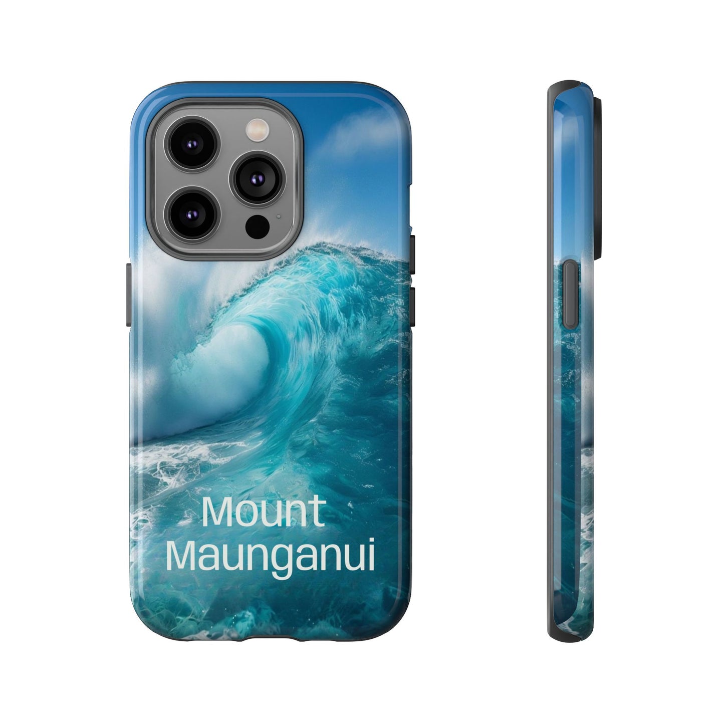 "Mount Maunganui" Mobile Phone Case (green)