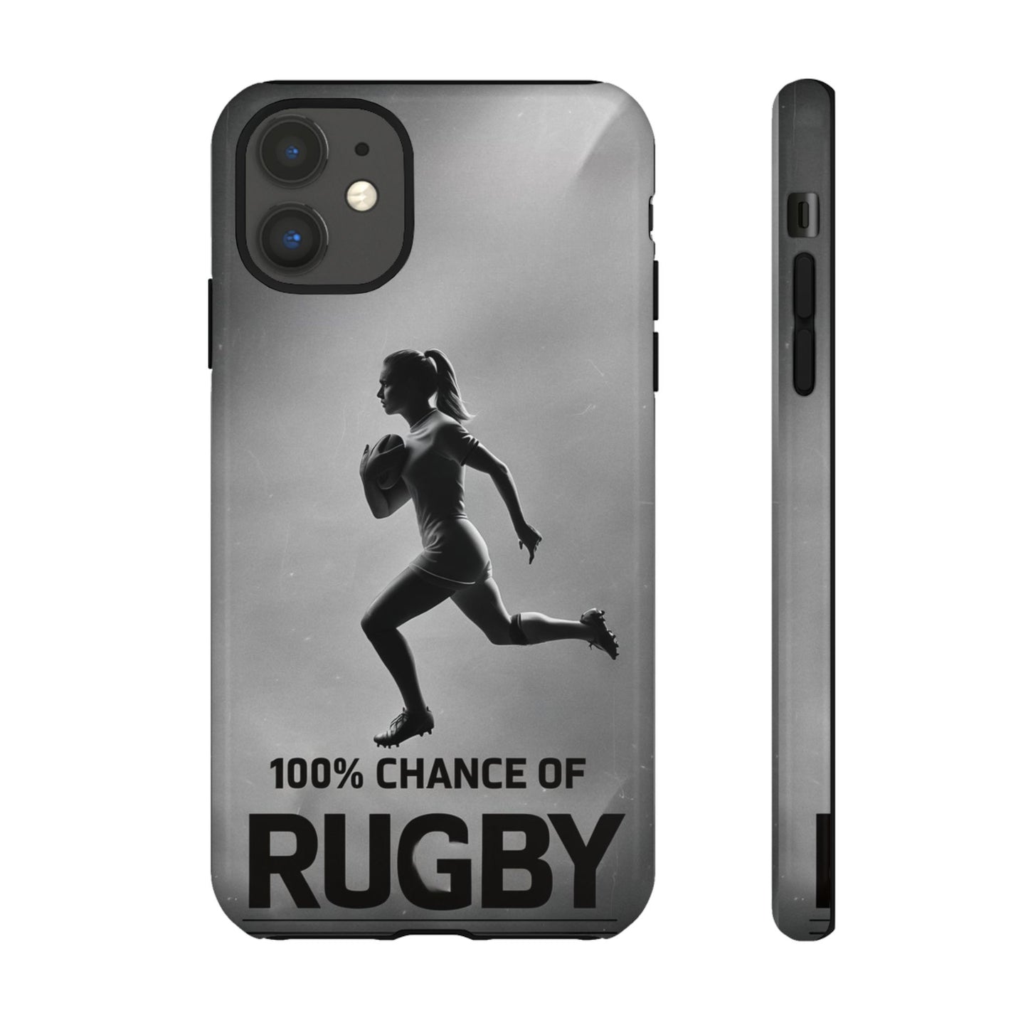"Rain, Shine, Rugby" Mobile Phone Case