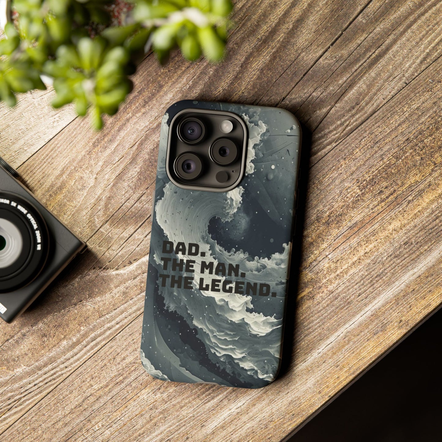 "Dad. The Man. The Legend" Mobile Phone Case (grey)