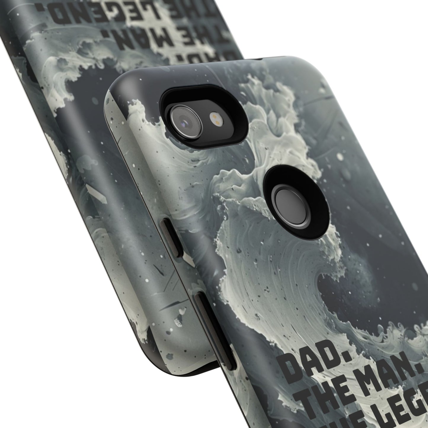 "Dad. The Man. The Legend" Mobile Phone Case (grey)