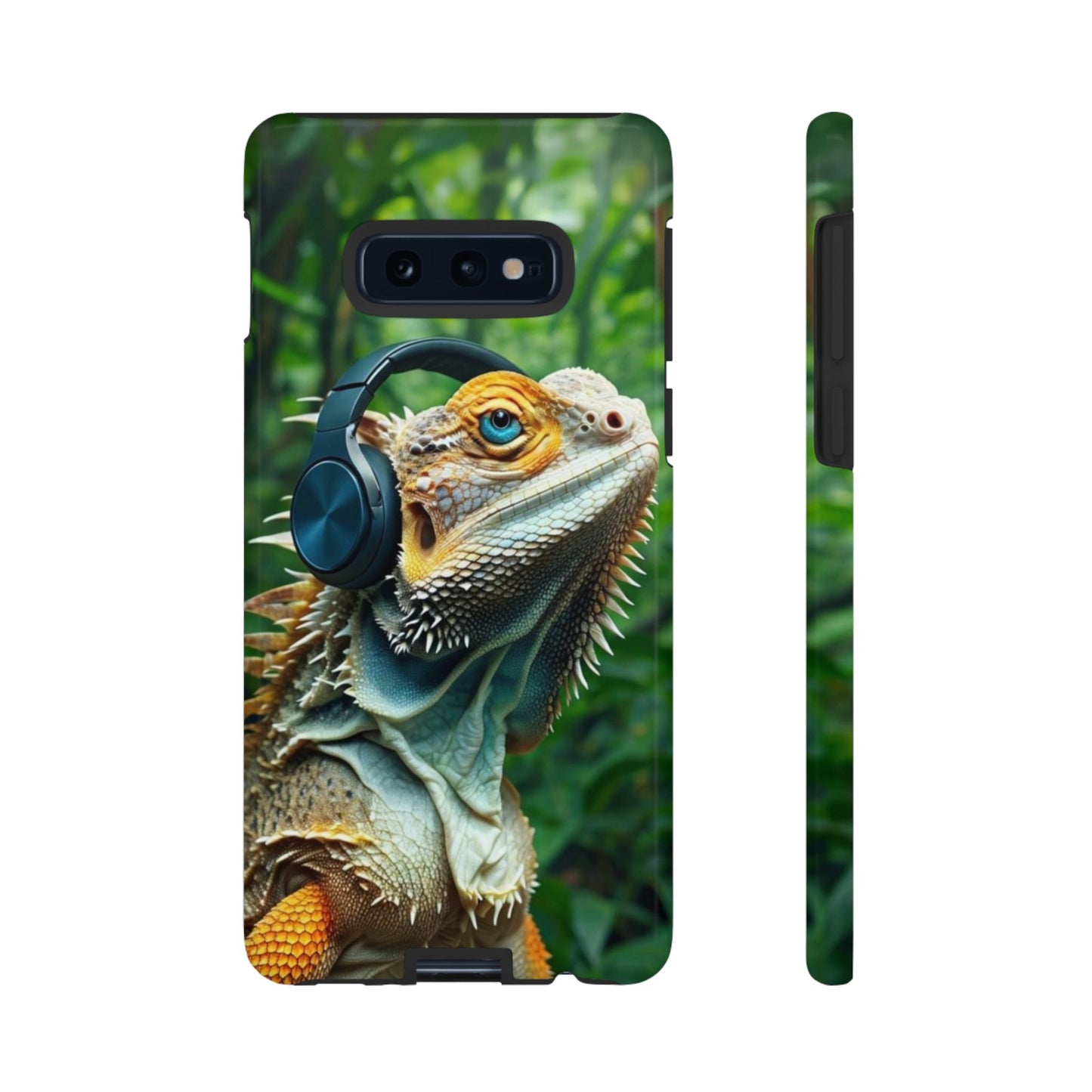 "Bearded Dragon - Jungle Beats" Mobile Phone Case