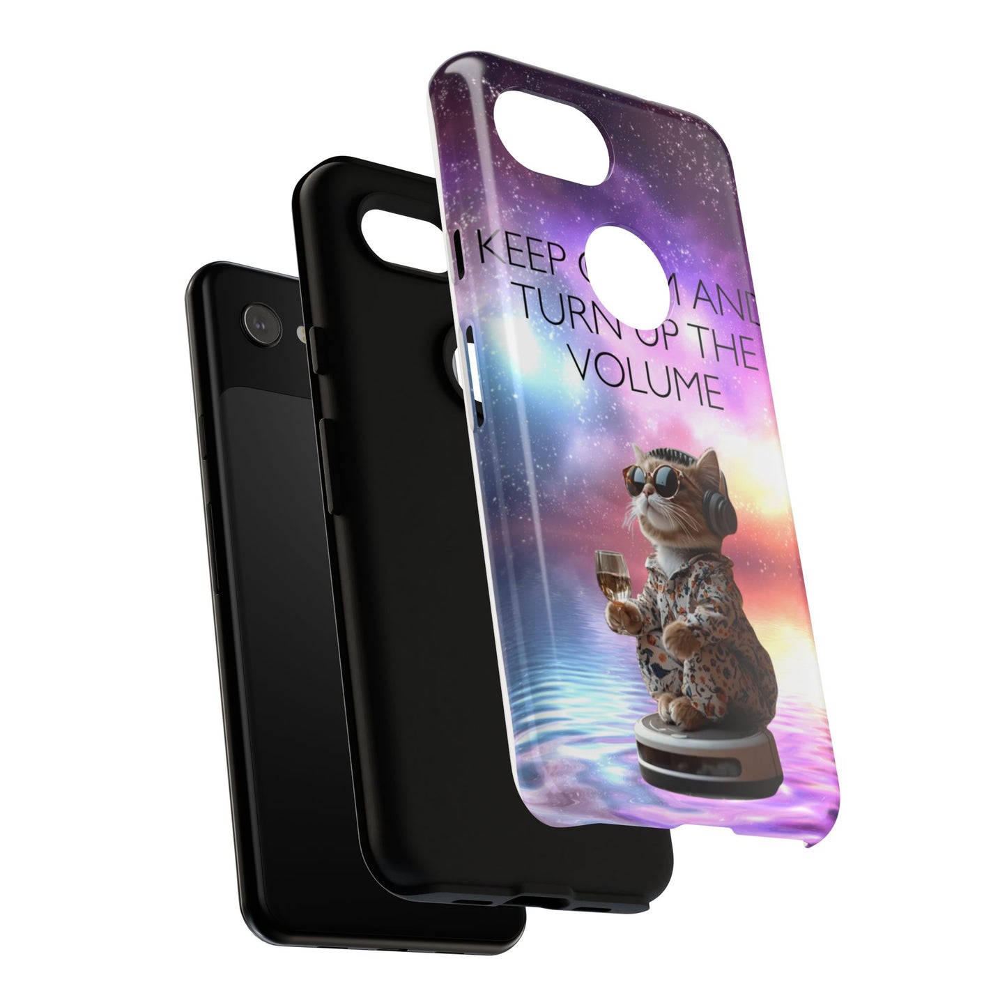 "Keep calm and turn up the Volume" Mobile Phone Case (mix)