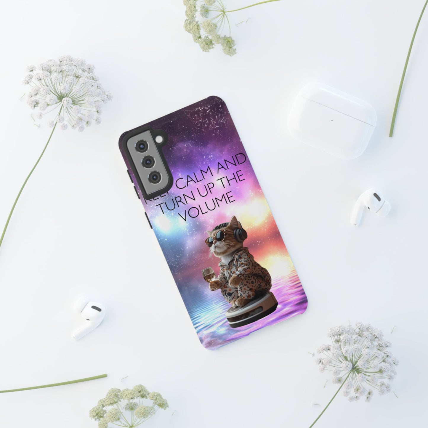 "Keep calm and turn up the Volume" Mobile Phone Case (mix)