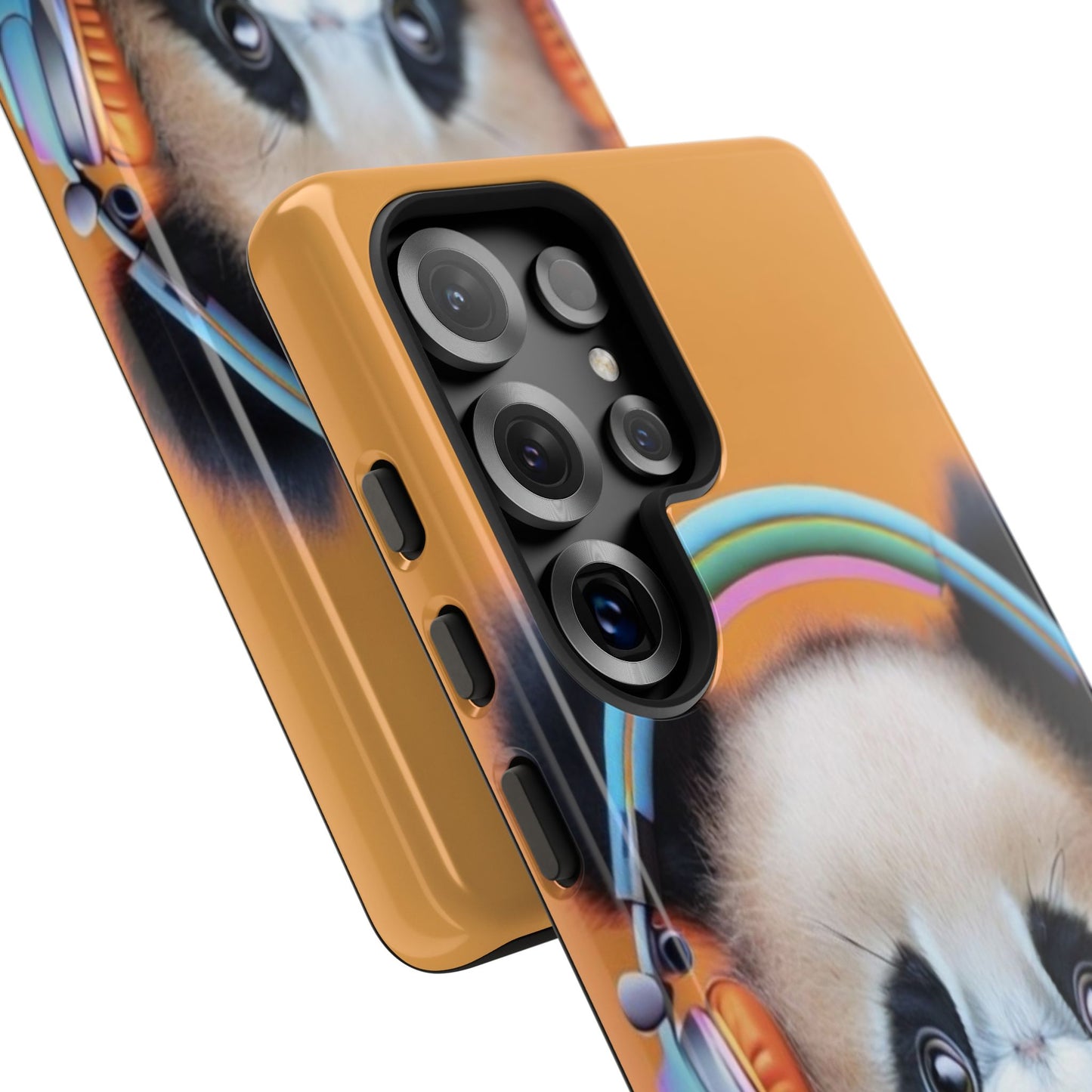 "Baby Panda wearing Headphones" Mobile Phone Case