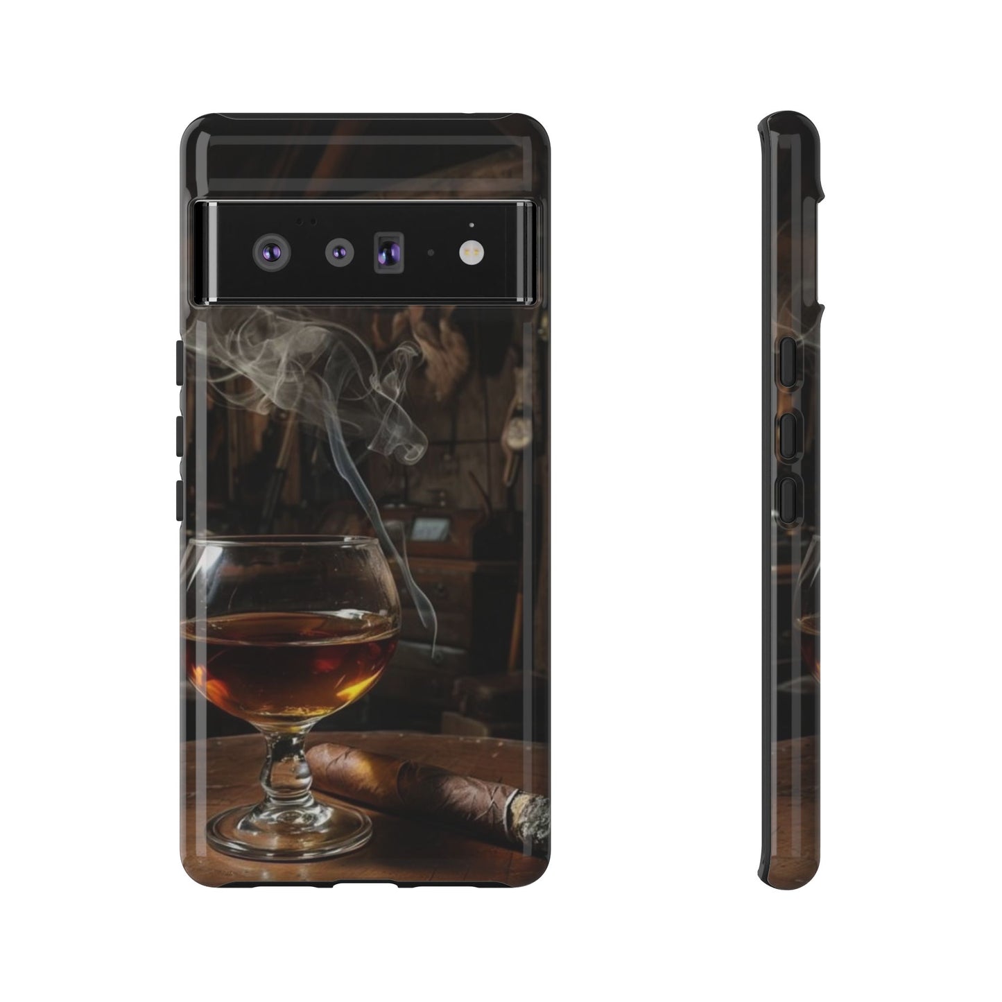"Hot Whiskey and Cigar" Mobile Phone Case