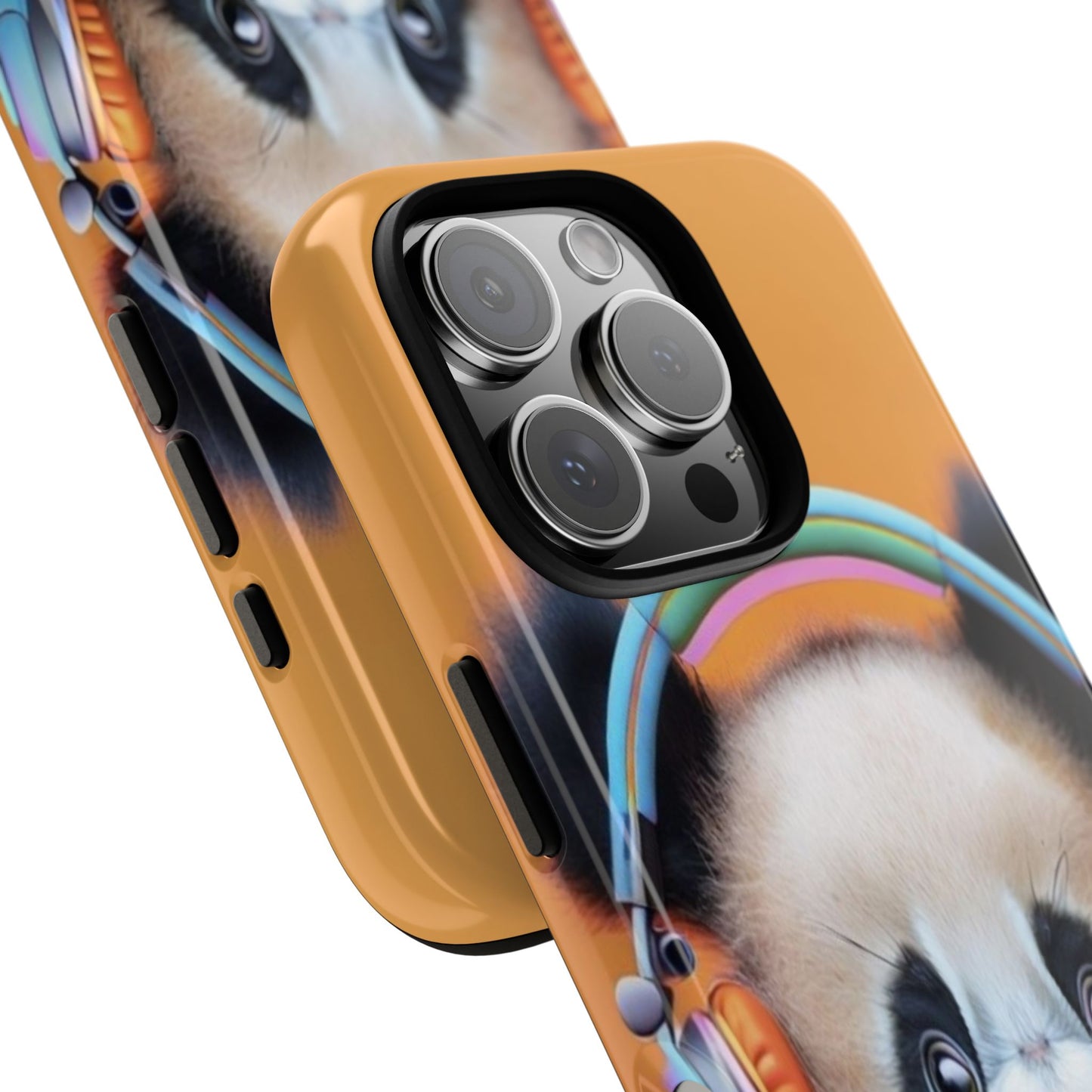 "Baby Panda wearing Headphones" Mobile Phone Case