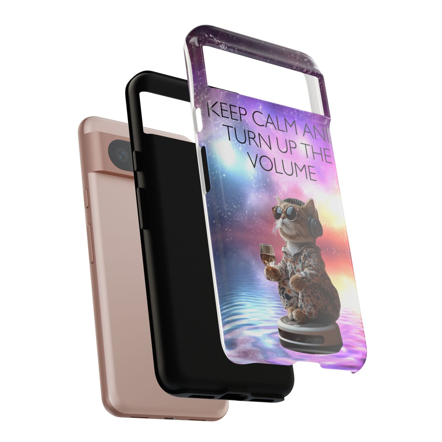 "Keep calm and turn up the Volume" Mobile Phone Case (mix)