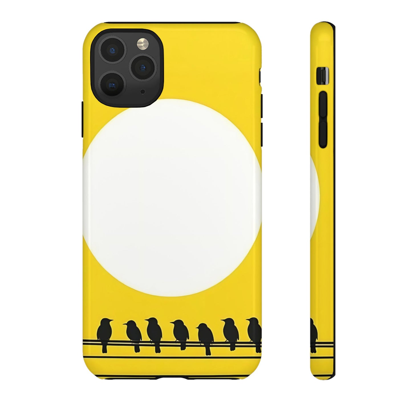 "The Feathered Assembly - Yellow" Mobile Phone Case