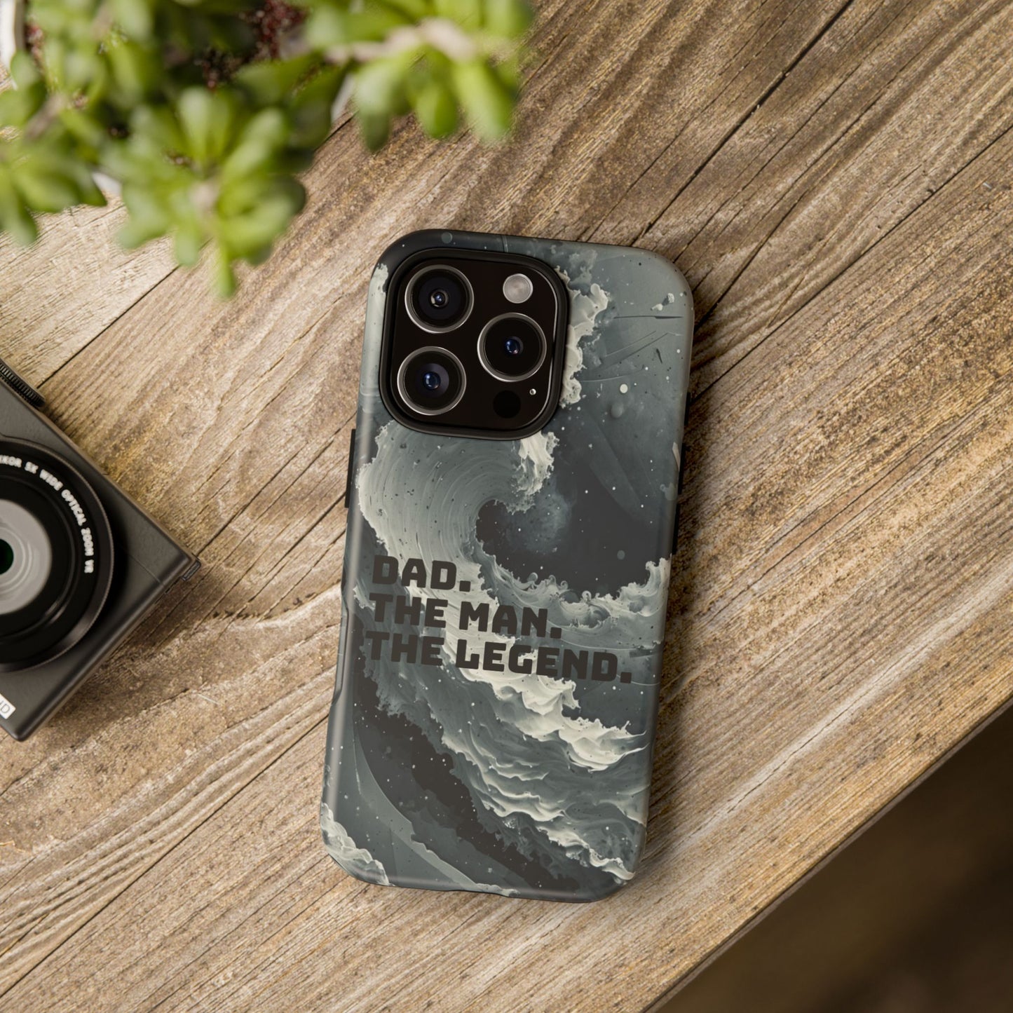 "Dad. The Man. The Legend" Mobile Phone Case (grey)