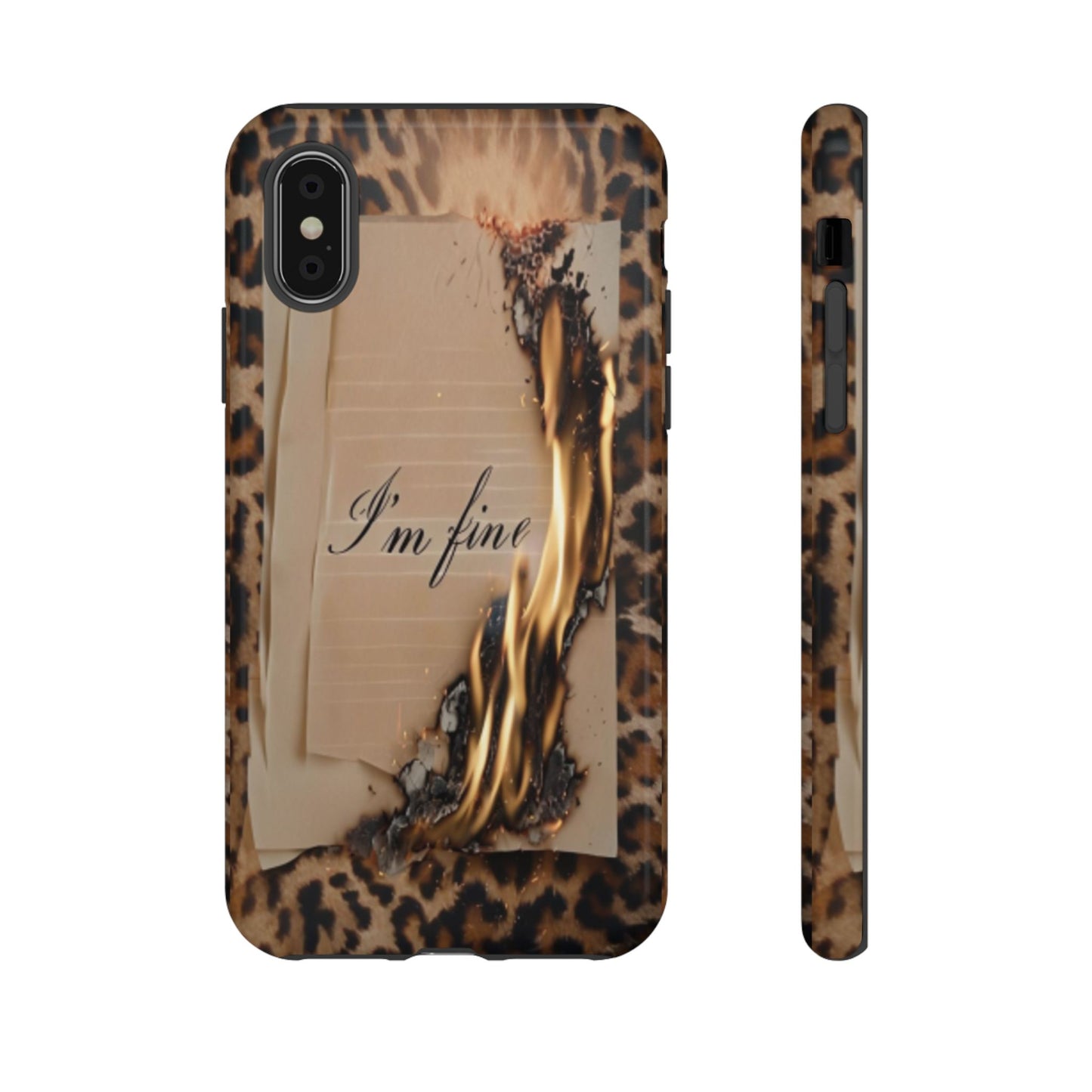 "I Am Fine" Mobile Phone Case