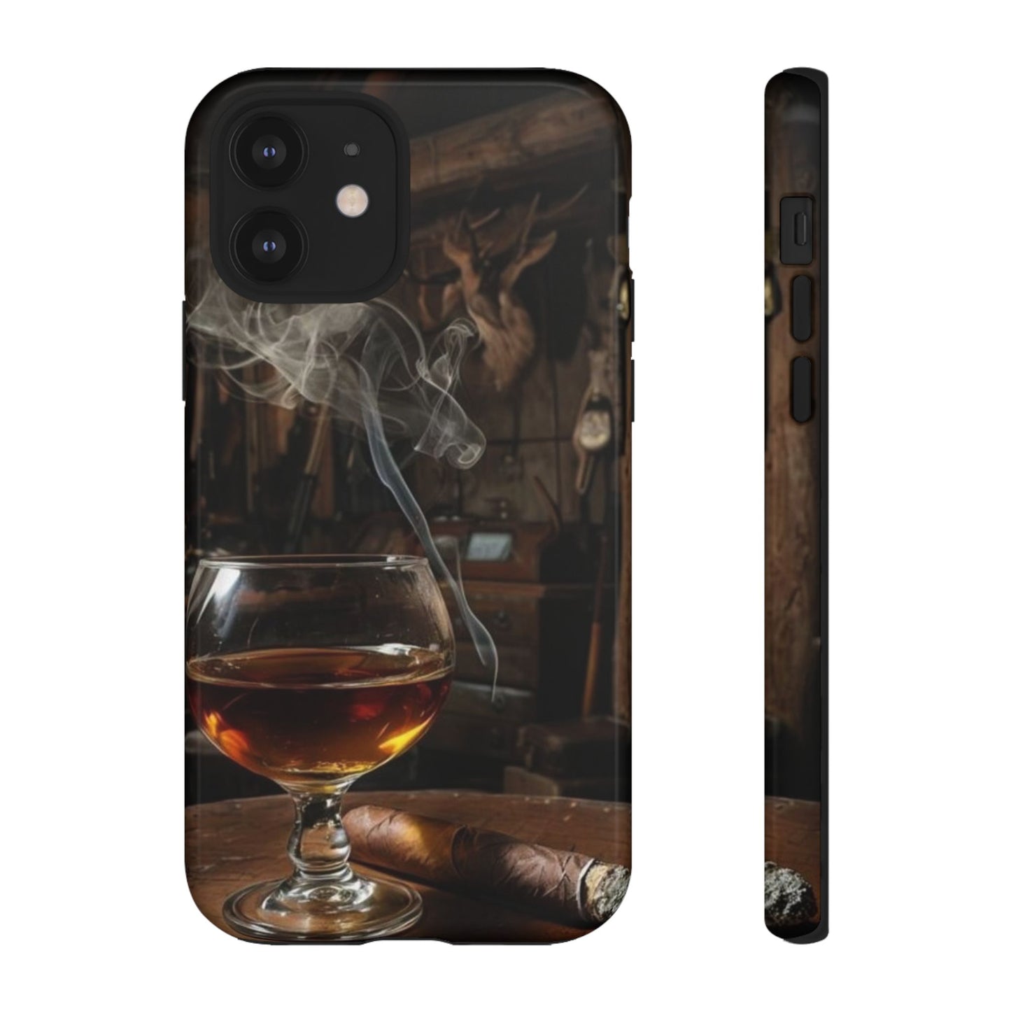 "Hot Whiskey and Cigar" Mobile Phone Case