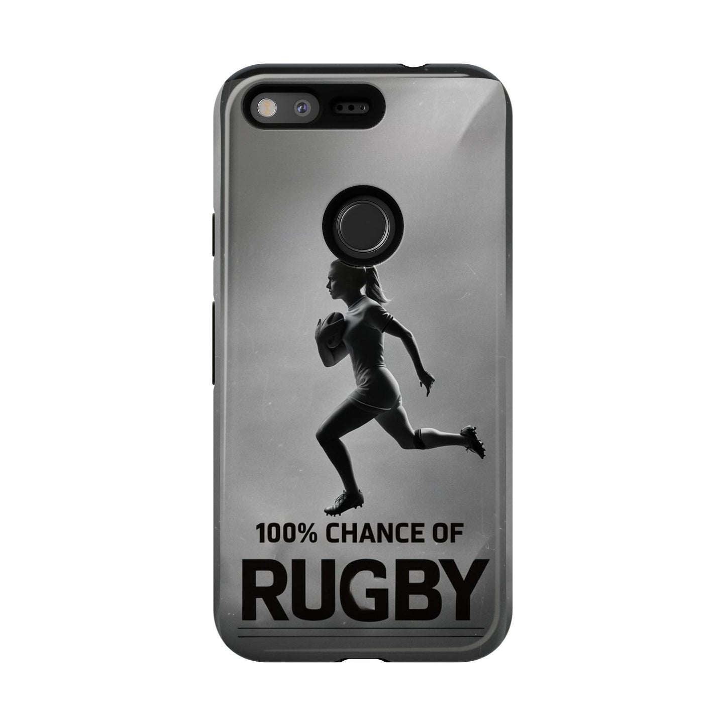 "Rain, Shine, Rugby" Mobile Phone Case