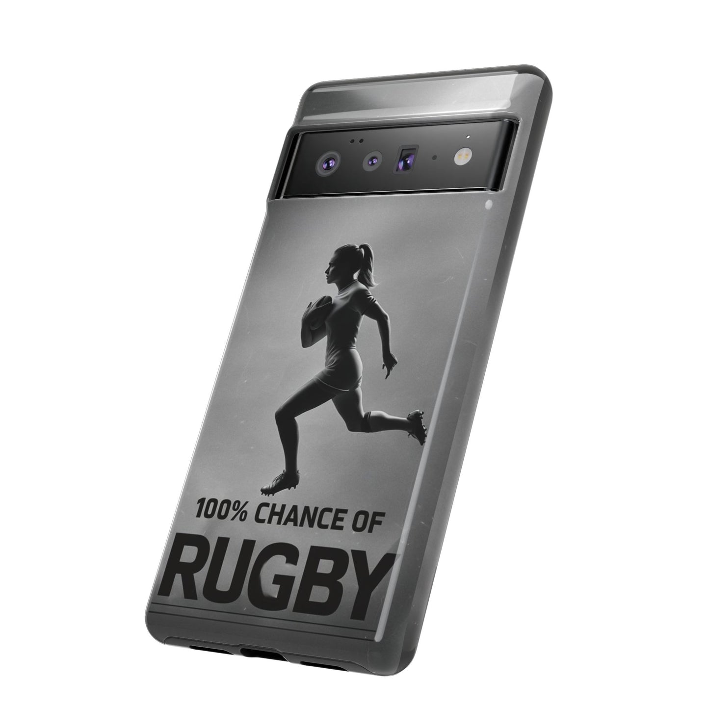 "Rain, Shine, Rugby" Mobile Phone Case