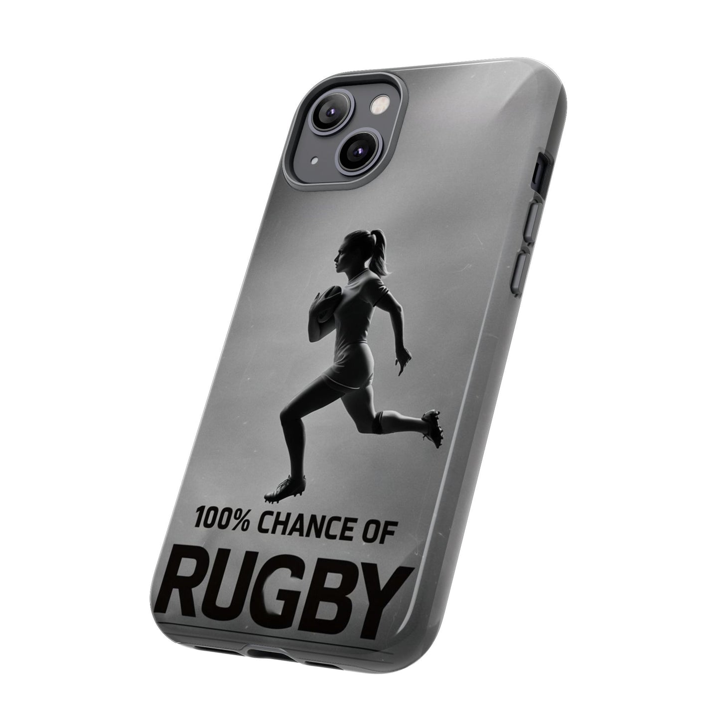 "Rain, Shine, Rugby" Mobile Phone Case