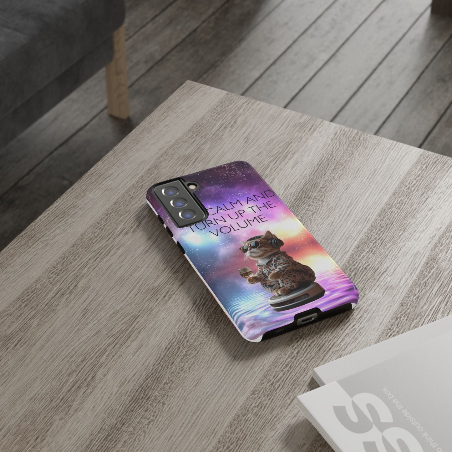 "Keep calm and turn up the Volume" Mobile Phone Case (mix)