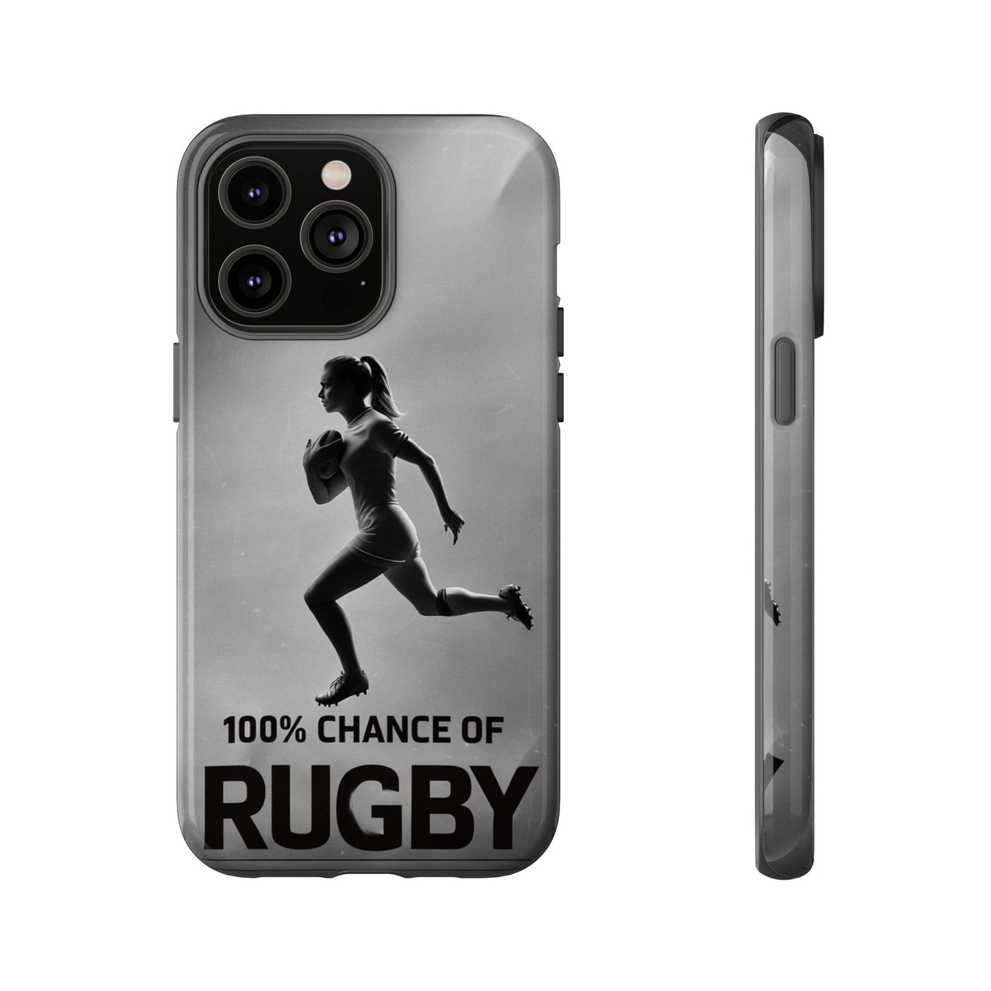 "Rain, Shine, Rugby" Mobile Phone Case