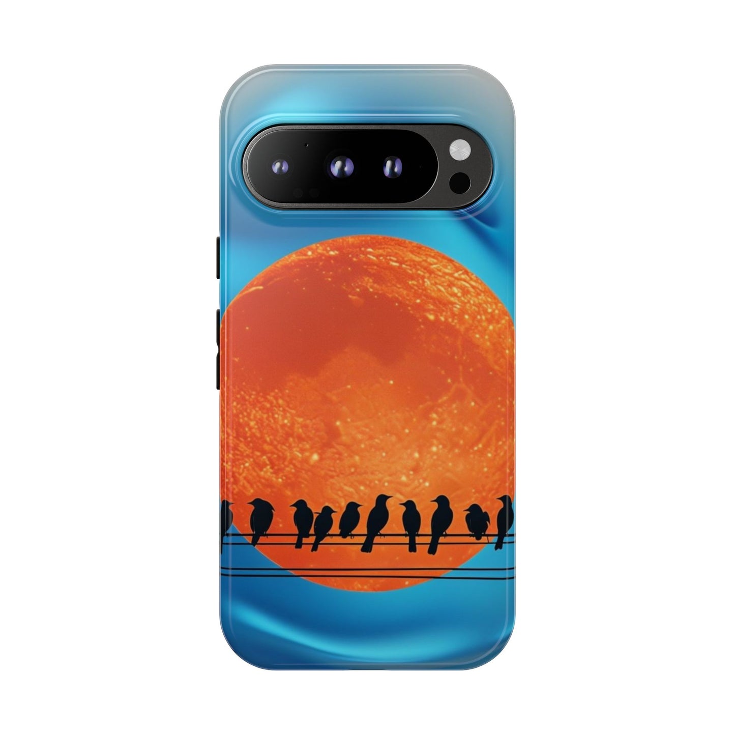 "The Feathered Assembly" Mobile Phone Case (orange)